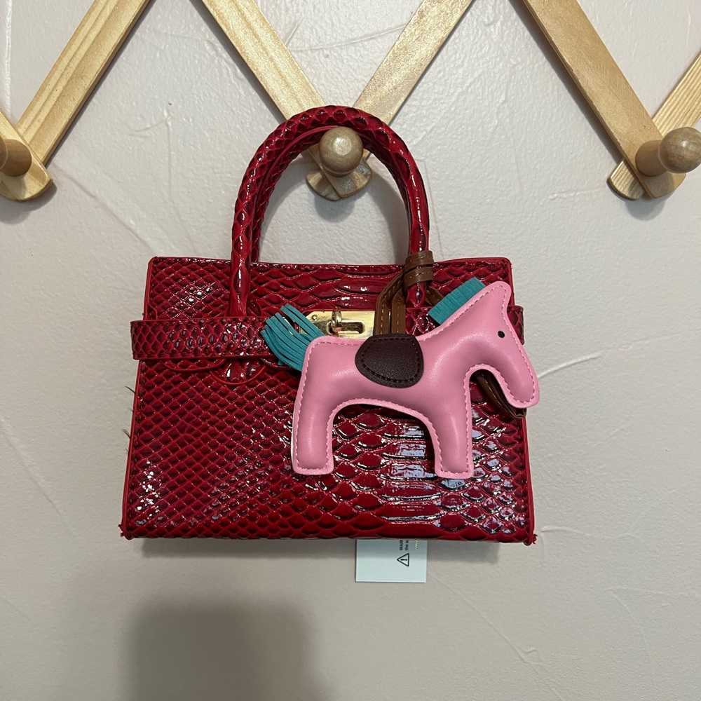 Red Crocodile Purse for Toddlers/Kids